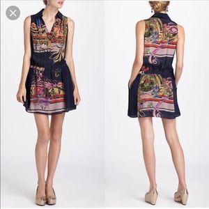 LeifNotes Lilium Shirtdress Silk RARE